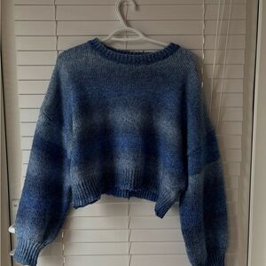 Princess Polly Blue Ombre Women's Sweater